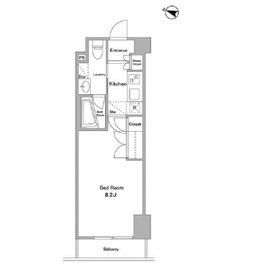 ケリア西馬込アジールコート 103 間取り図