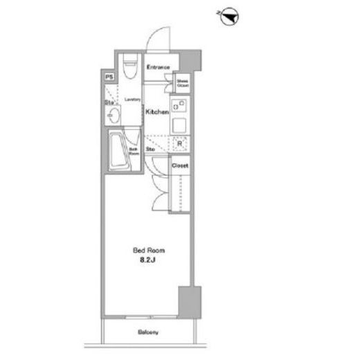 ケリア西馬込アジールコート 107 間取り図