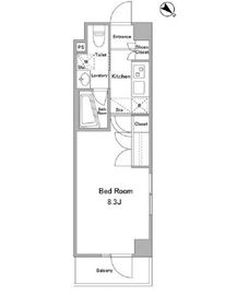 ケリア西馬込アジールコート 414 間取り図