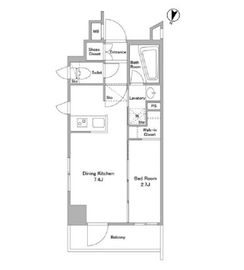 ケリア西馬込アジールコート 223 間取り図