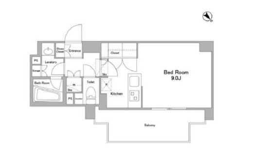 ケリア西馬込アジールコート 503 間取り図