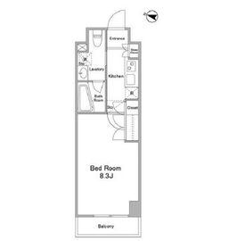 ケリア西馬込アジールコート 509 間取り図