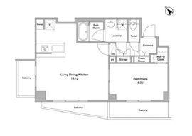 ケリア西馬込アジールコート 112 間取り図