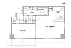 ケリア西馬込アジールコート 505 間取り図