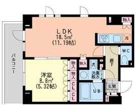 エスティメゾン新中野 307 間取り図