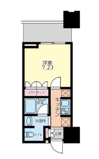 大崎ガーデンレジデンス 416 間取り図