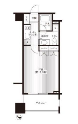 グランハイツ代々木 904 間取り図