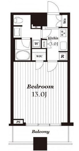 コンシェリア西新宿タワーズウエスト 20階 間取り図
