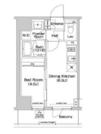 コンフォリア東池袋イースト 507 間取り図