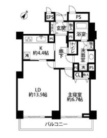 プラティーヌ田町 32 間取り図