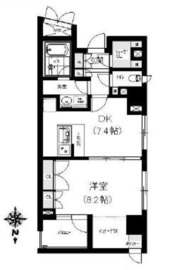 クオリア恵比寿イースト 3階 間取り図