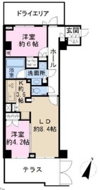 パークナード四谷 1階 間取り図