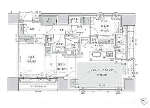 パークホームズ文京本郷通り 10階 間取り図