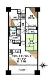 パークスクエア南品川 3階 間取り図