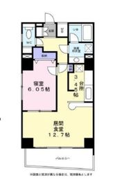 アクトフォルム武蔵小山 303 間取り図