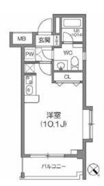 ルクレ森下レジデンス 207 間取り図