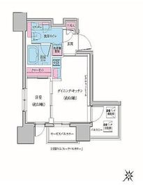 クレヴィアリグゼ雪が谷大塚 404 間取り図