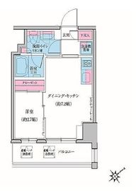 クレヴィアリグゼ雪が谷大塚 402 間取り図