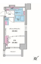 クレヴィアリグゼ雪が谷大塚 1003 間取り図