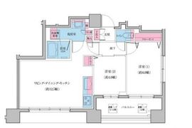 クレヴィアリグゼ日暮里 1202 間取り図