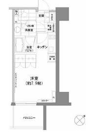 パークハビオ渋谷 911 間取り図