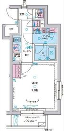 ジェノヴィア麻布十番グリーンヴェール 2階 間取り図