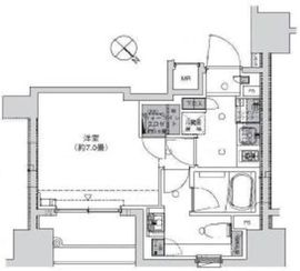 パークリュクス銀座mono 13階 間取り図