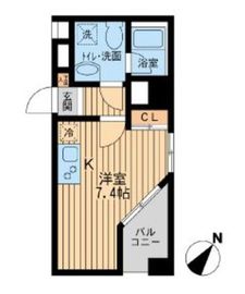 ユニフォート目黒中町 212 間取り図