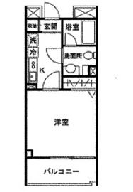 ヴィアラッティア笹塚 506 間取り図