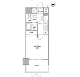 アスール北上野 101 間取り図