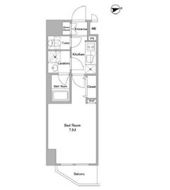 アスール北上野 1303 間取り図