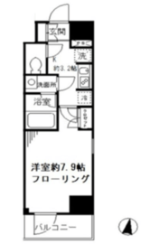 ループコート日本橋 702 間取り図