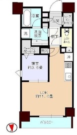 ピアース南麻布 7階 間取り図