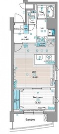 グランド・ガーラ銀座 12階 間取り図