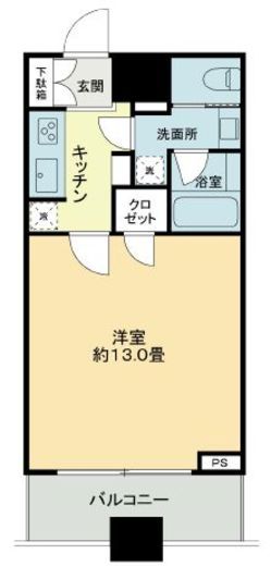 コンシェリア西新宿タワーズウエスト 11階 間取り図
