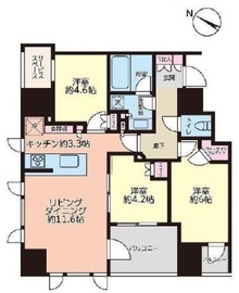 パークホームズ文京本郷通り 7階 間取り図