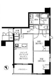 プレミスト明石町 4階 間取り図