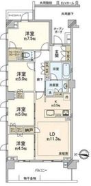 プラウドシティ阿佐ヶ谷 2階 間取り図