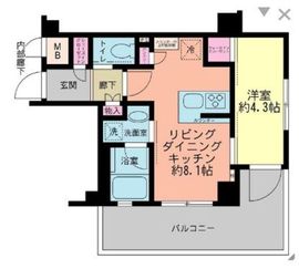 ザ三軒茶屋ハウス 3階 間取り図