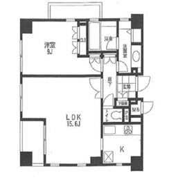 ザ・ドチェスター南麻布 1階 間取り図