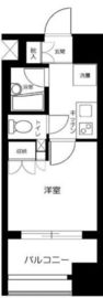 パレ・ソレイユ日本橋三越前 8階 間取り図