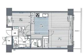 レジディア芝浦 1105 間取り図