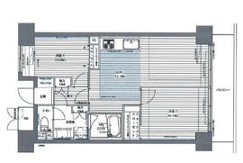 レジディア芝浦 1105 間取り図