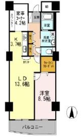 品川シーサイドビュータワー2 703 間取り図