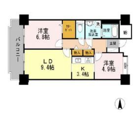 品川シーサイドビュータワー1 1917 間取り図