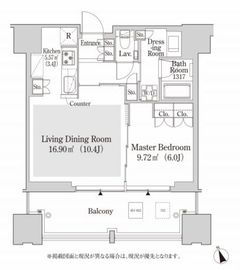 大崎ガーデンレジデンス 612 間取り図
