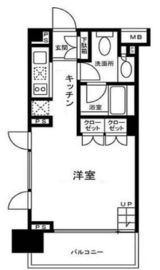 イクサージュ目黒 9階 間取り図