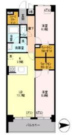 ロイヤルパークスシーサー 1014 間取り図