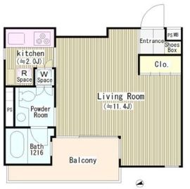 代々木 MK COURT 205 間取り図