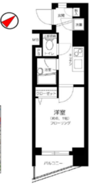 パレステュディオ渋谷ウエスト 5階 間取り図